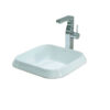 Semi recessed Basin
