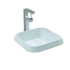 Semi recessed Basin
