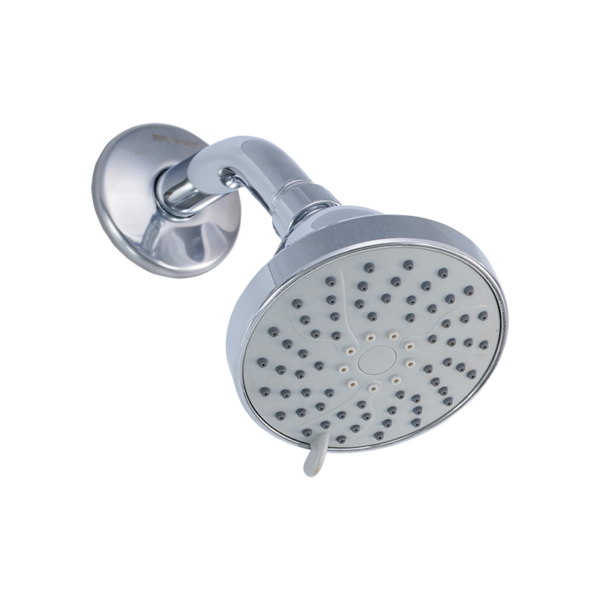 SS shower arm SS cover Φ84mm3-function Shower Head (ABS) - Finish: Chrome - Flow rate：10L/min @ 0.3MPa
